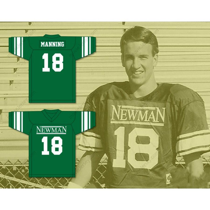 CUSTOM VERSION PEYTON MANNING 18 ISIDORE NEWMAN HIGH SCHOOL FOOTBALL JERSEY Top Stitched S-6XL