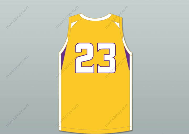 Custom Any Name JALEN DUREN 23 ROMAN CATHOLIC HIGH SCHOOL CAHILLITES YELLOW GOLD BASKETBALL JERSEY 1 Top Stitched S-6XL