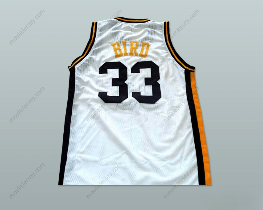 CUSTOM ANY Name Number LARRY BIRD 33  HIGH SCHOOL BASKETBALL JERSEY NEW Top Stitched S-6XL