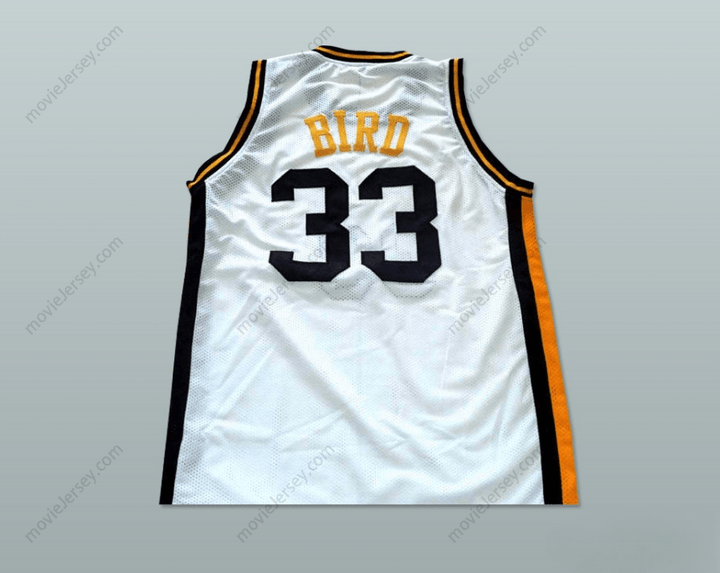 CUSTOM ANY Name Number LARRY BIRD 33  HIGH SCHOOL BASKETBALL JERSEY NEW Top Stitched S-6XL