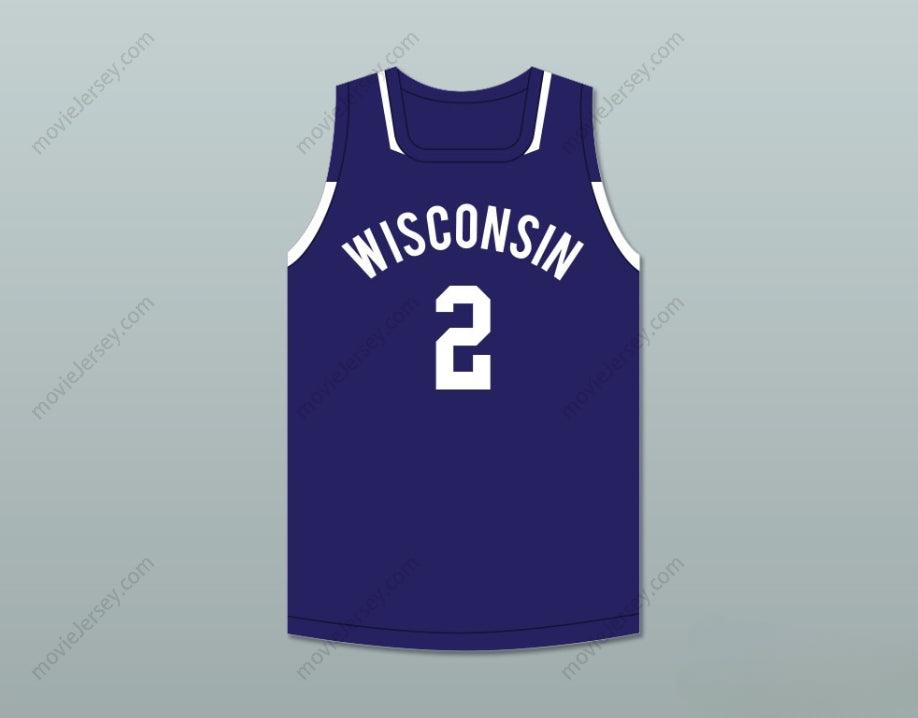 CUSTOM ANY Name Number PLAYER 2  NAVY BLUE BASKETBALL JERSEY Top Stitched S-6XL