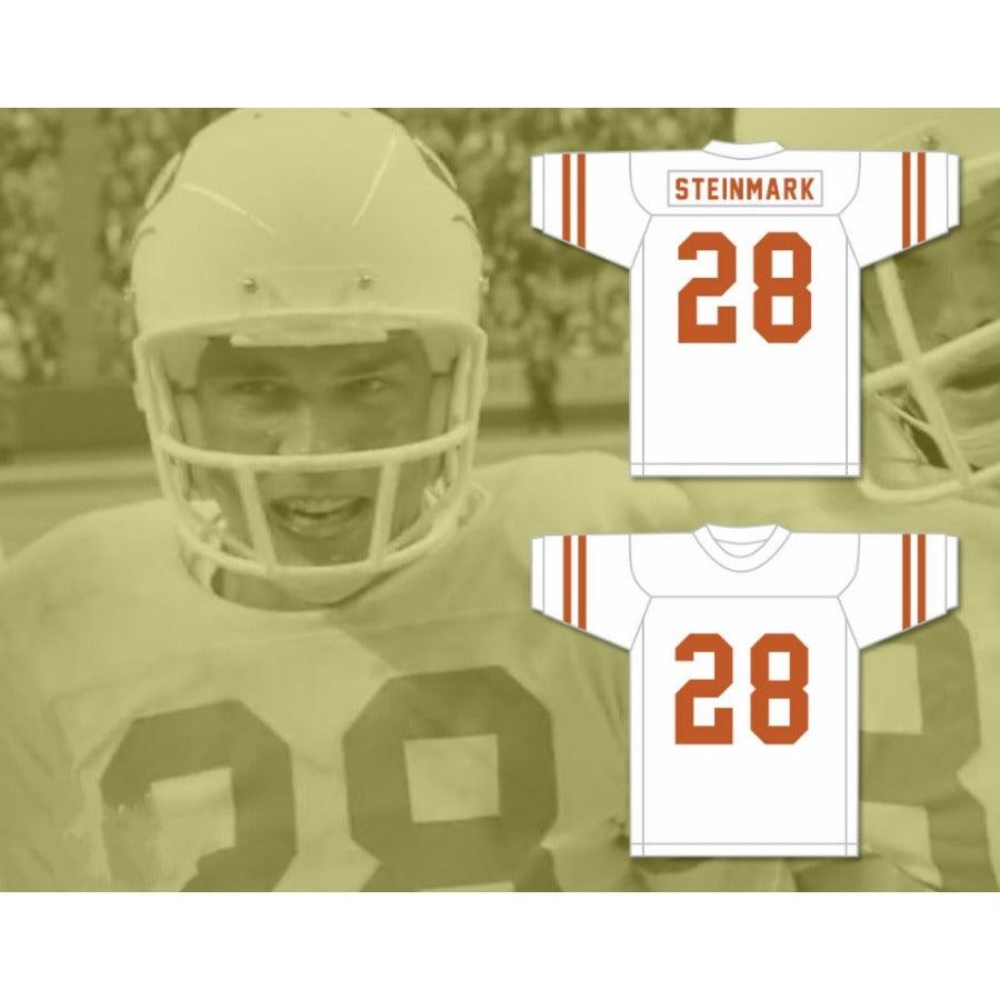 CUSTOM ANY Name Number FREDDIE STEINMARK 28 TEXAS LONGHORNS Football Jersey Top Stitched S-6XL
