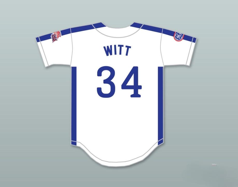 Custom Any Name Number BOBBY WITT 34 1984 USA TEAM WHITE BUTTON DOWN BASEBALL JERSEY Top Stitched S-6XL