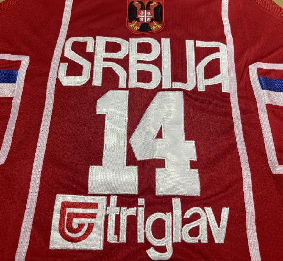 Nikola Jokic #14 Serbia Joker Serbian Mens Basketball Jersey Top Stitched S-3XL