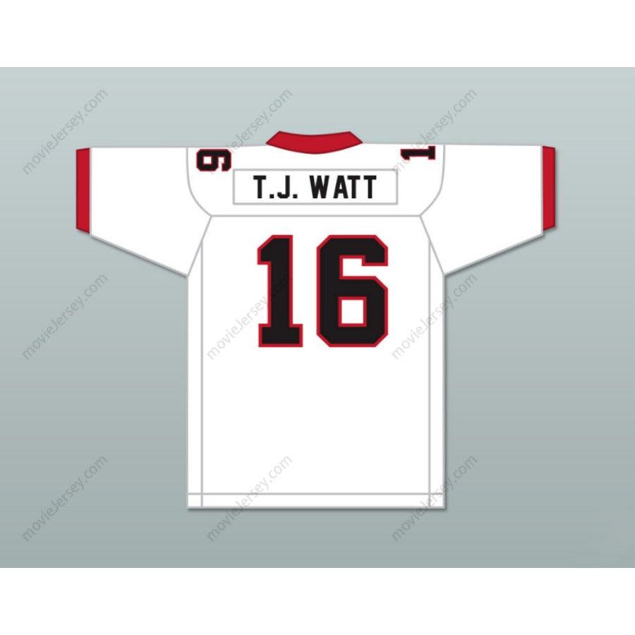 CUSTOM ANY Name Number TJ WATT 16 PEWAUKEE HIGH SCHOOL PIRATES Football Jersey Top Stitched S-6XL