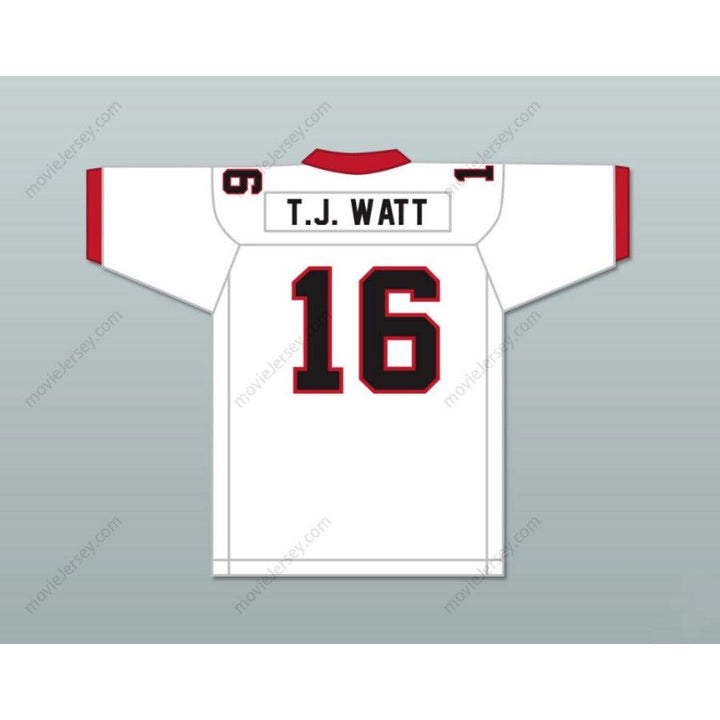 CUSTOM ANY Name Number TJ WATT 16 PEWAUKEE HIGH SCHOOL PIRATES Football Jersey Top Stitched S-6XL