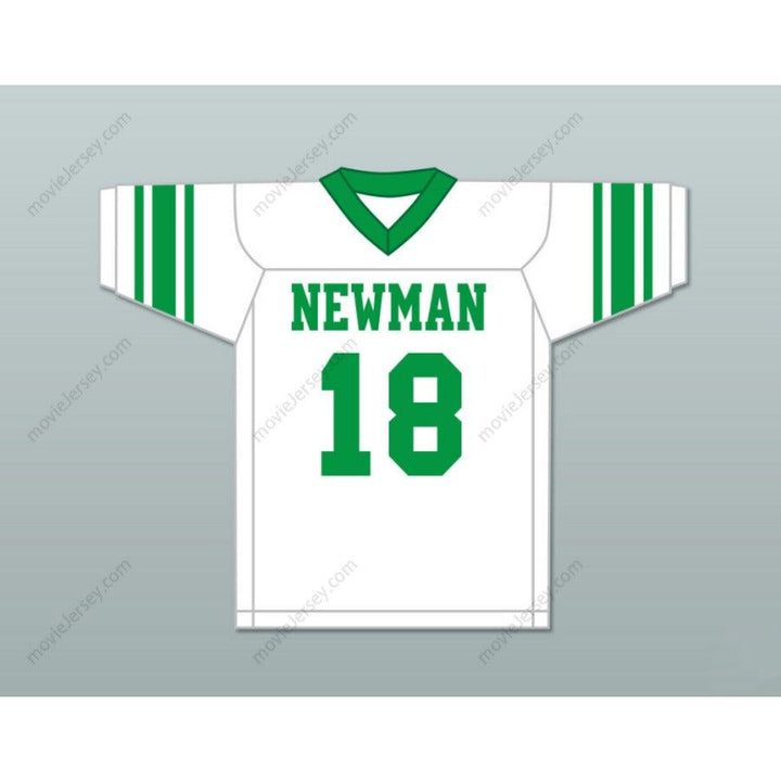 CUSTOM Name PEYTON MANNING 18 ISIDORE NEWMAN HIGH SCHOOL WHITE FOOTBALL JERSEY Top Stitched S-6XL
