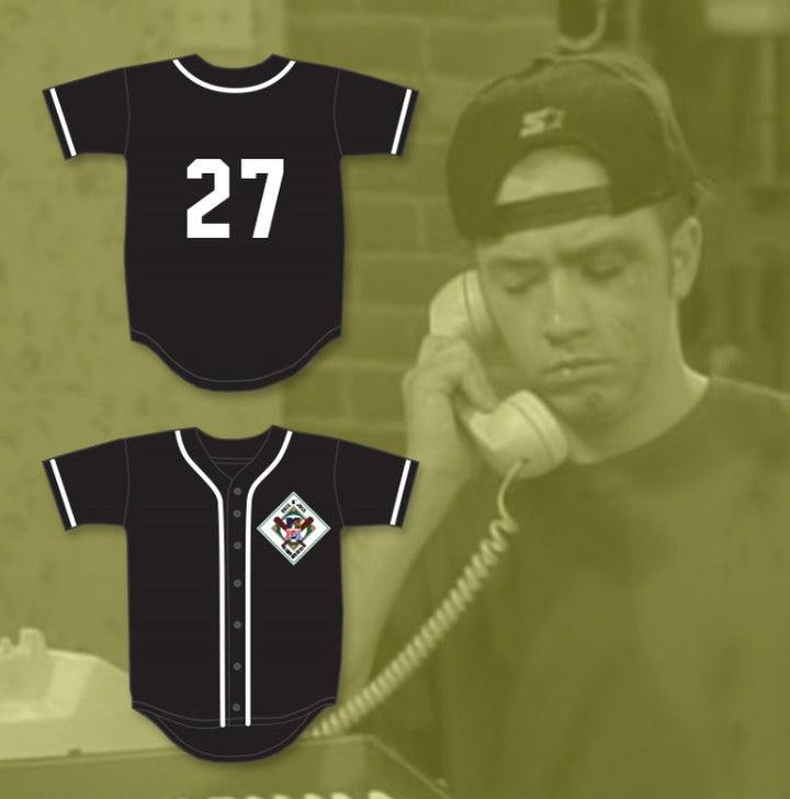 Custom Any Name Number DAVID FAUSTINO 27 AARDVARKS BASEBALL JERSEY 1ST ANNUAL ROCK N' JOCK DIAMOND DERBY 1990 Top Stitched S-6XL