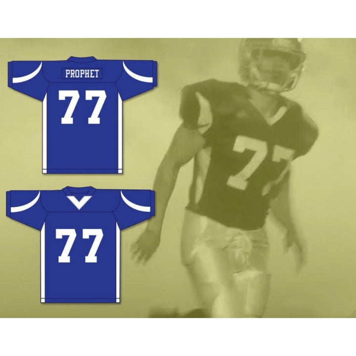 CUSTOM ANY PROPHET BLUE KING PRINCESS 77 Football Jersey Top Stitched S-6XL