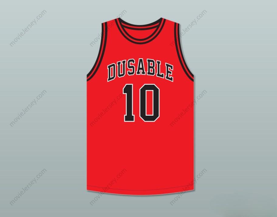 CUSTOM ANY Name Number MAURICE CHEEKS 10 DUSABLE HIGH SCHOOL PANTHERS RED BASKETBALL JERSEY 2 Top Stitched S-6XL