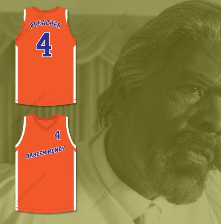 CUSTOM ANY Name Number PREACHER 4 HARLEM MONEY BASKETBALL JERSEY UNCLE DREW Top Stitched S-6XL
