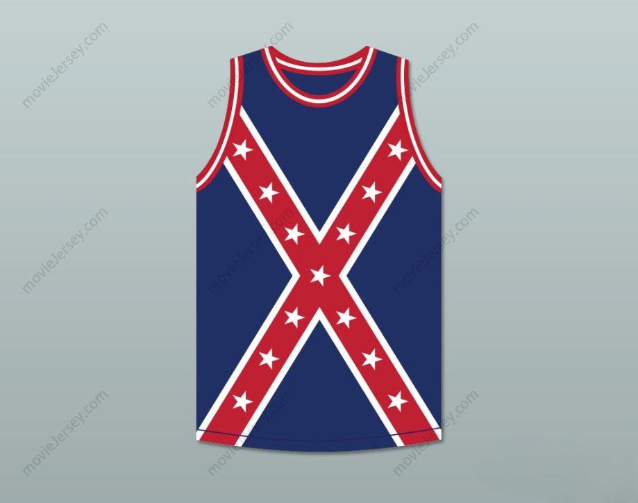 CUSTOM ANY Name Number GENERAL E KIRBY SMITH 62 ARMY OF THE TRANS-MISSISSIPPI FLAG BASKETBALL JERSEY Top Stitched S-6XL