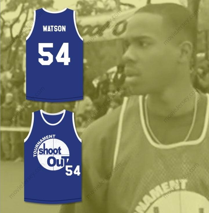 CUSTOM ANY Name Number DUANE MARTIN KYLE WATSON 54 TOURNAMENT SHOOT OUT BOMBERS BASKETBALL JERSEY ABOVE THE RIM Top Stitched S-6XL