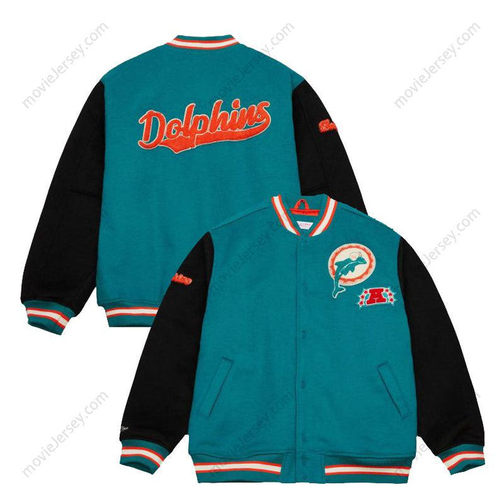 Miami Dolphins Team Legacy Varsity Jacket