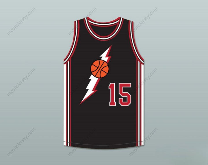 CUSTOM ANY Name Number JAMES WORTHY LARRY 15 BLACK BASKETBALL JERSEY IN THE HOUSE Top Stitched S-6XL