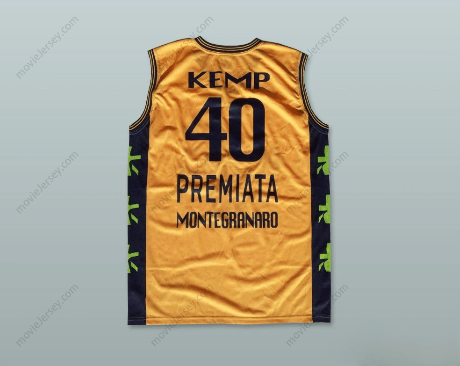 CUSTOM ANY Name Number SHAWN KEMP 40 PREMIATA MONTEGRANARO BASKETBALL JERSEY Top Stitched S-6XL