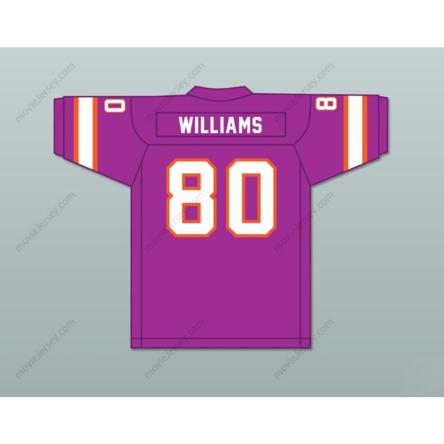 CUSTOM ANY Name Number 1974-75 WFL DAVE WILLIAMS 80 SOUTHERN CALIFORNIA SUN HOME FOOTBALL JERSEY Top Stitched S-6XL