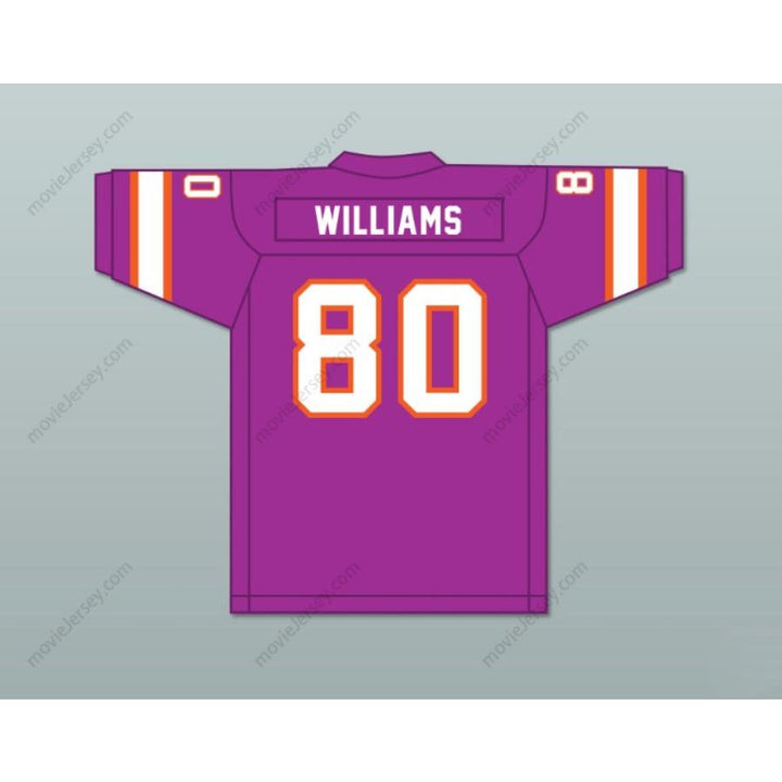 CUSTOM ANY Name Number 1974-75 WFL DAVE WILLIAMS 80 SOUTHERN CALIFORNIA SUN HOME FOOTBALL JERSEY Top Stitched S-6XL