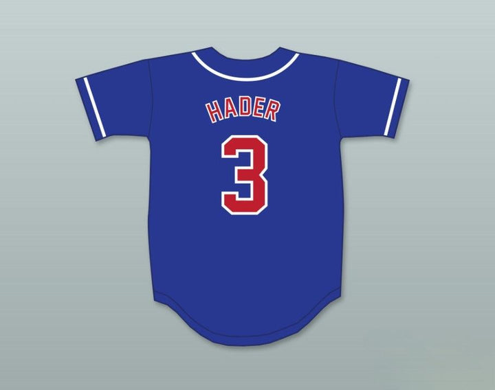 Custom Any Name Number JOSH HADER 3 OLD MILL HIGH SCHOOL PATRIOTS BLUE BASEBALL JERSEY 2 Top Stitched S-6XL