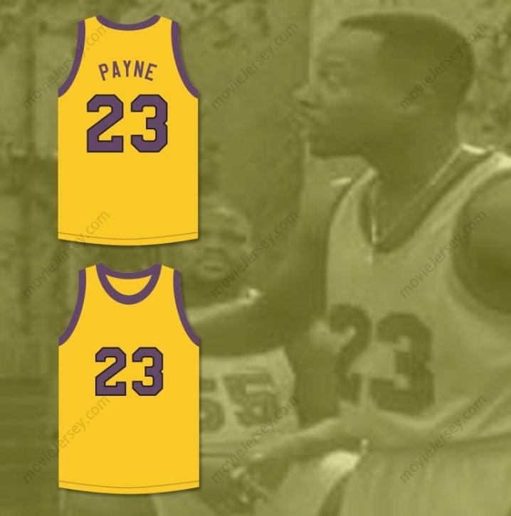 CUSTOM ANY Name Number MARTIN PAYNE 23 YELLOW BASKETBALL JERSEY MARTIN Top Stitched S-6XL