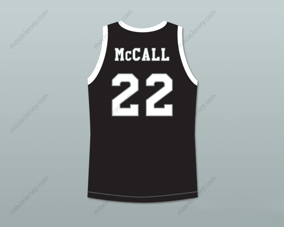 CUSTOM ANY Name Number QUINCY MCCALL 22 CRENSHAW HIGH SCHOOL BLACK BASKETBALL JERSEY LOVE AND BASKETBALL Top Stitched S-6XL