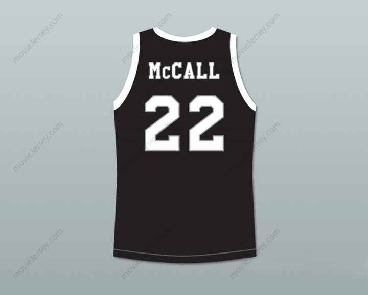 CUSTOM ANY Name Number QUINCY MCCALL 22 CRENSHAW HIGH SCHOOL BLACK BASKETBALL JERSEY LOVE AND BASKETBALL Top Stitched S-6XL