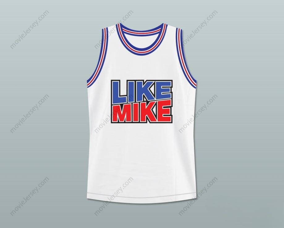 CUSTOM ANY Name Number MICHAEL   23 LIKE MIKE WHITE MASH UP BASKETBALL JERSEY Top Stitched S-6XL