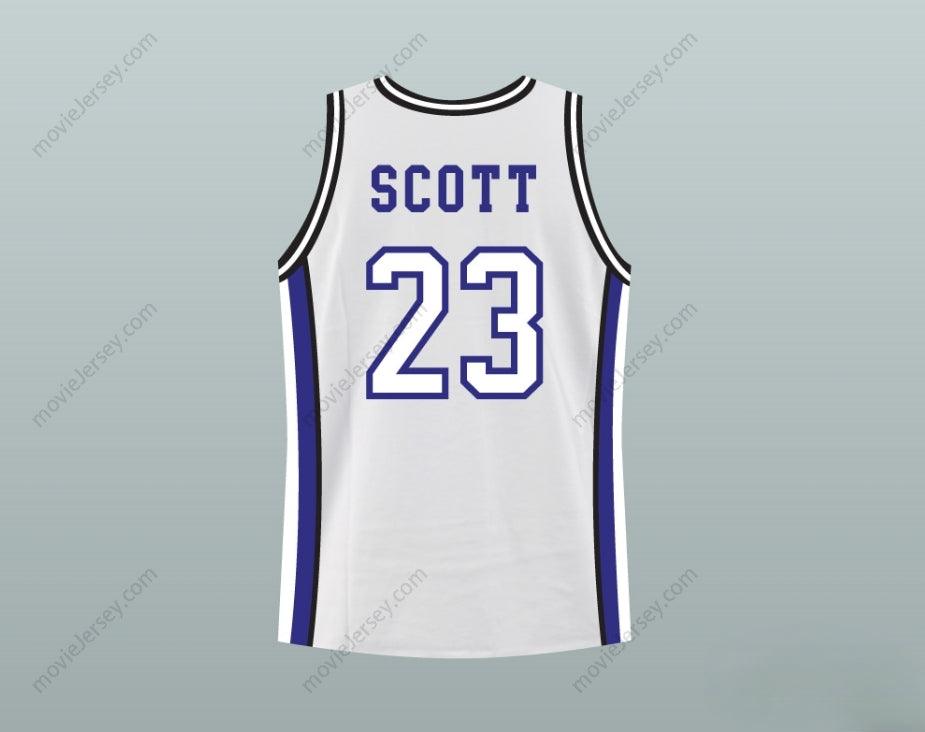 CUSTOM ANY Name Number NATHAN SCOTT 23 ONE TREE HILL RAVENS WHITE ORIGINAL PILOT BASKETBALL JERSEY Top Stitched S-6XL