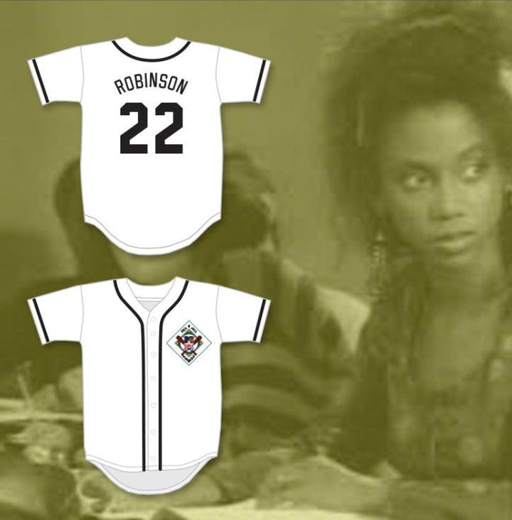 Custom Any Name Number HOLLY ROBINSON 22 SALAMANDERS BASEBALL JERSEY 1ST ANNUAL ROCK N' JOCK DIAMOND DERBY Top Stitched S-6XL