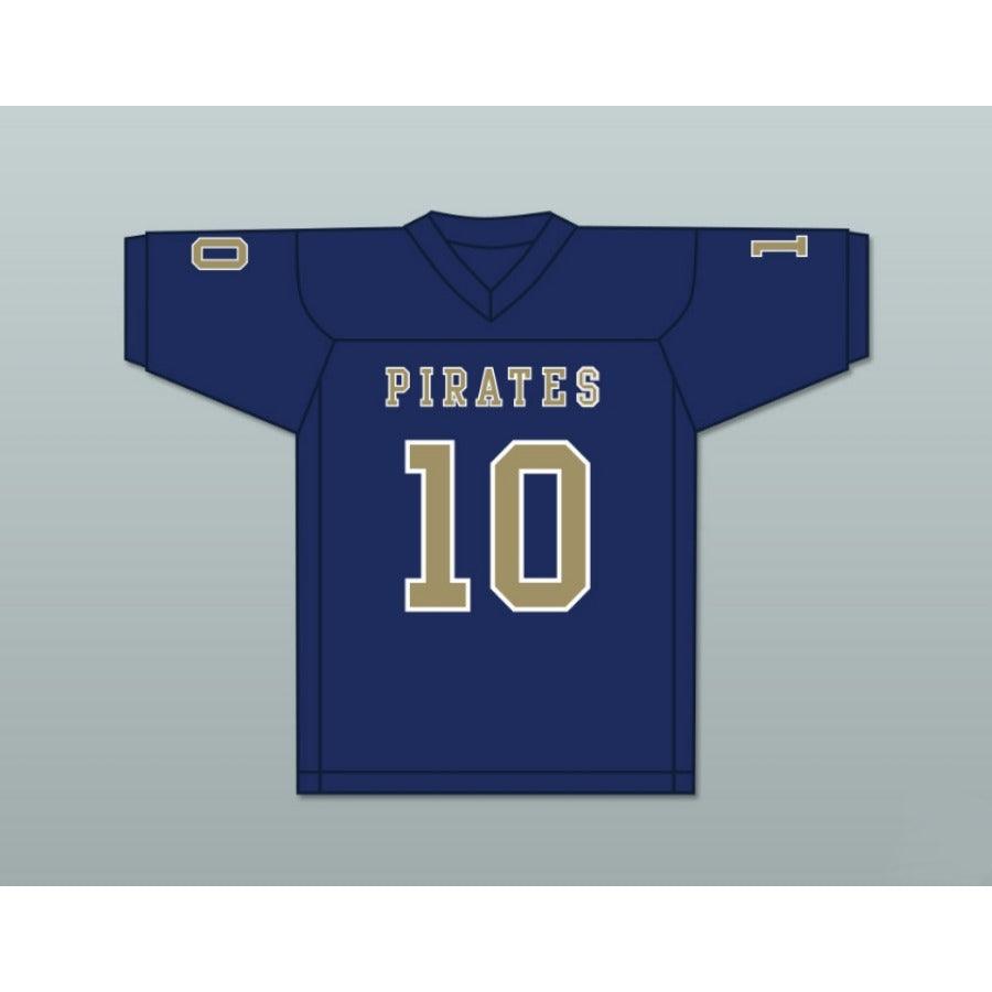 CUSTOM ANY Name Number DRAKE SMITH 10 INDEPENDENCE COMMUNITY COLLEGE PIRATES Football Jersey Top Stitched S-6XL