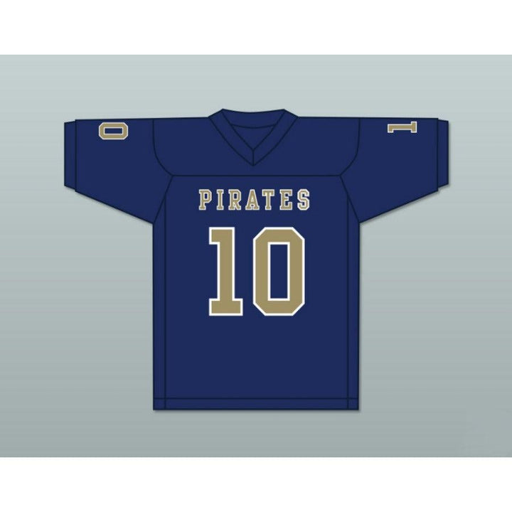 CUSTOM ANY Name Number DRAKE SMITH 10 INDEPENDENCE COMMUNITY COLLEGE PIRATES Football Jersey Top Stitched S-6XL