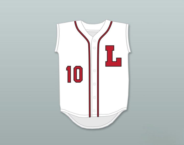 Custom Any Name Number GERRIT COLE 10 LUTHERAN HIGH SCHOOL OF ORANGE COUNTY LANCERS WHITE BASEBALL JERSEY 2 Top Stitched S-6XL