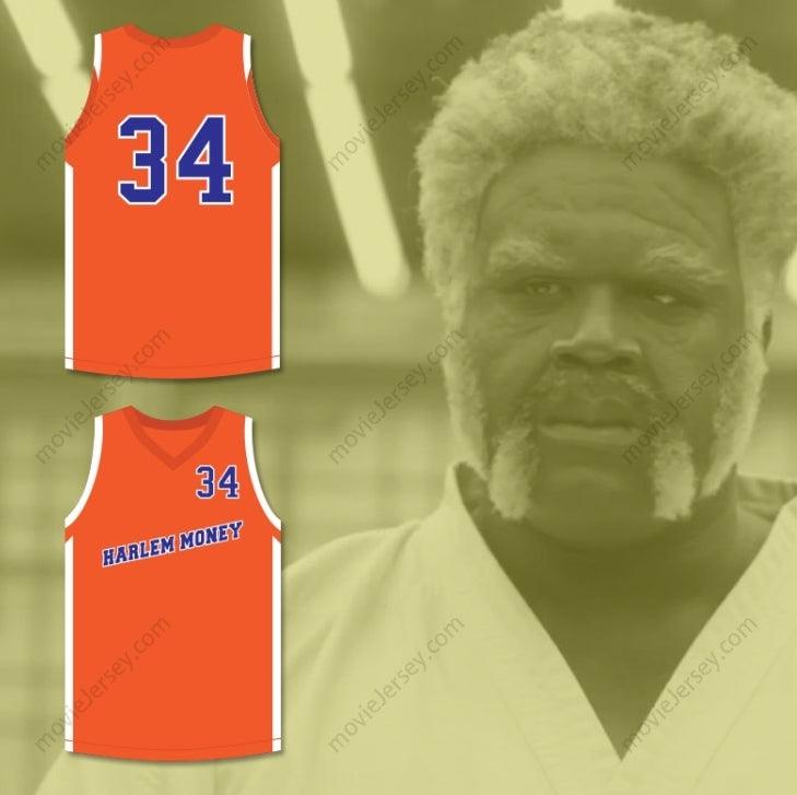 CUSTOM ANY Name Number SHAQUILLE O'NEAL BIG FELLA 34 HARLEM MONEY BASKETBALL JERSEY UNCLE DREW Top Stitched S-6XL
