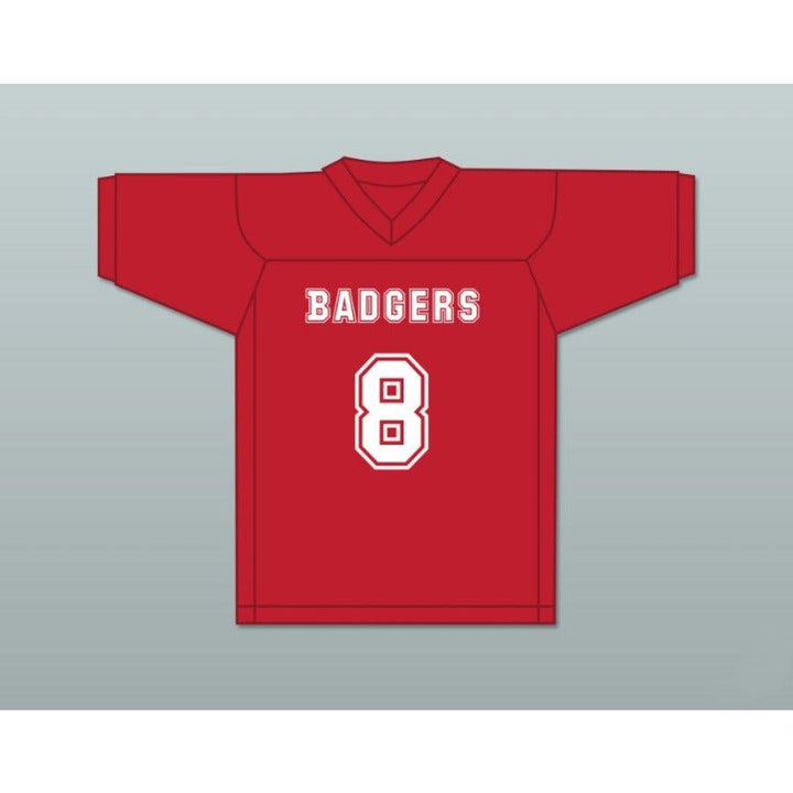 CUSTOM ANY Name Number HODGES 8 PUTNAM BADGERS HIGH SCHOOL RED Football Jersey Top Stitched S-6XL