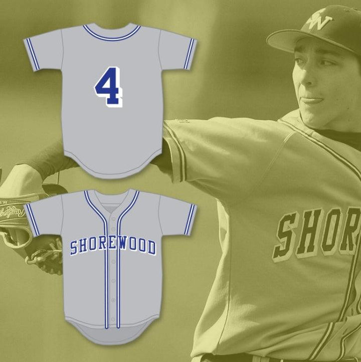 Custom Any Name Number BLAKE SNELL 4  HIGH SCHOOL THUNDERBIRDS GRAY BASEBALL JERSEY 1 Top Stitched S-6XL