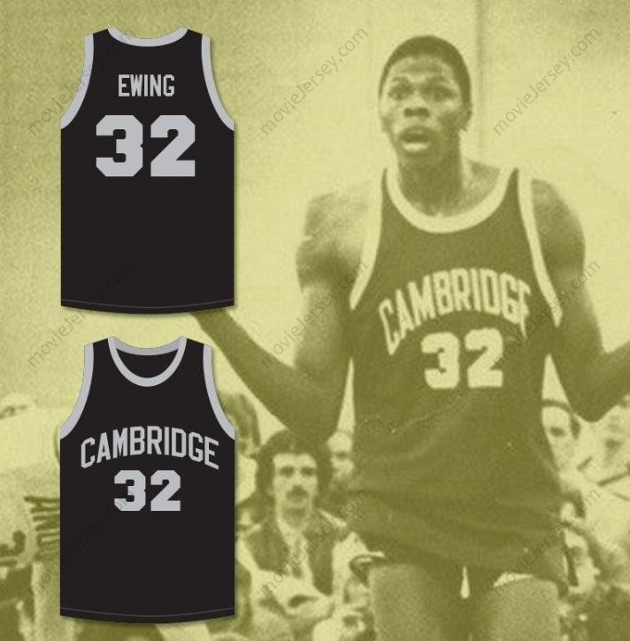 CUSTOM ANY Name Number PATRICK EWING 32 CAMBRIDGE RINDGE AND LATIN SCHOOL FALCONS BASKETBALL JERSEY Top Stitched S-6XL