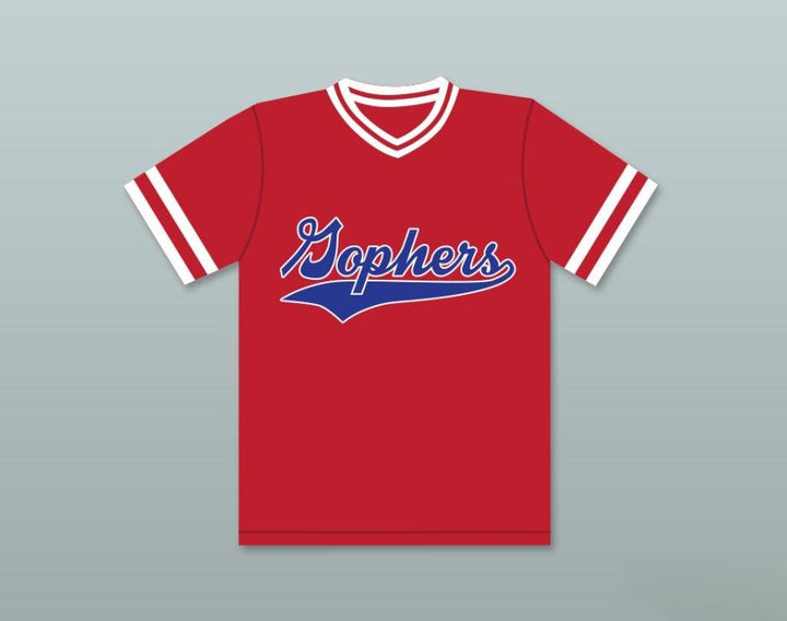 Custom Any Name Number CHUCK 24 GOPHERS LIITLE LEAGUE BASEBALL JERSEY LITTLE BIG LEAGUE Top Stitched S-6XL