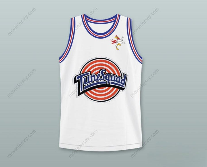 CUSTOM ANY Name Number SPACE JAM FOGHORN LEGHORN 33 TUNE SQUAD BASKETBALL JERSEY WITH FOGHORN LEGHORN PATCH Top Stitched S-6XL