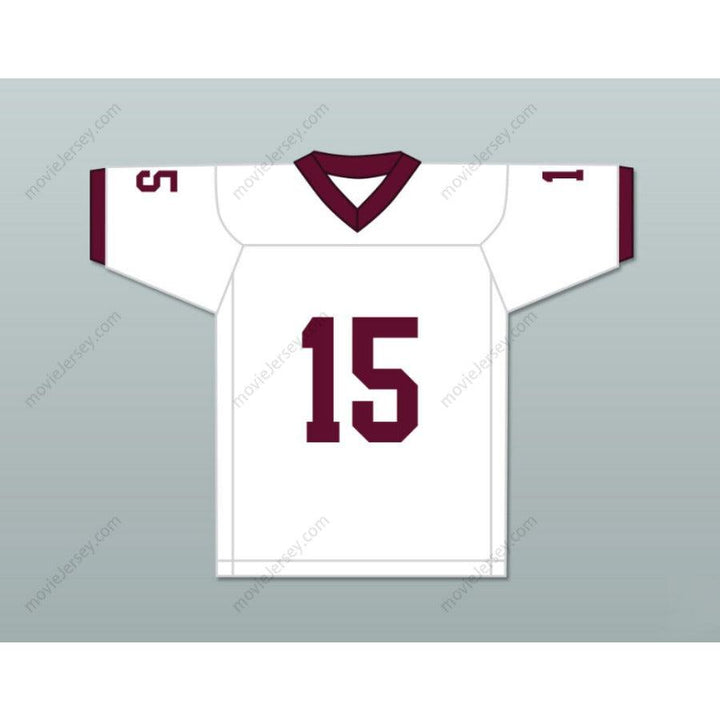 CUSTOM ANY Name Number CUSTOM AARON HERNANDEZ 15 BRISTOL CENTRAL RAMS MAROON FOOTBALL JERSEY VERSION Top Stitched S-6XL