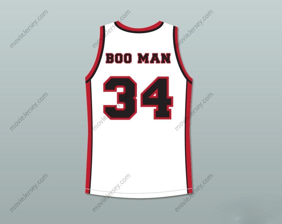 CUSTOM ANY Name Number GUY TORRY BOO MAN 34 SUNSET PARK WHITE BASKETBALL JERSEY Top Stitched S-6XL