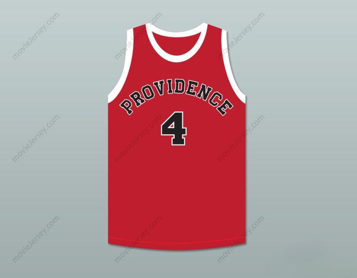 CUSTOM ANY Name Number DINO MARTIN 4 PROVIDENCE STEAMROLLERS RED BASKETBALL JERSEY 1 Top Stitched S-6XL