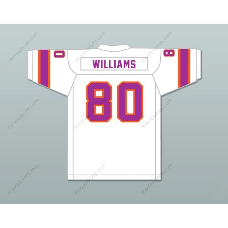 CUSTOM ANY Name Number 1974-75 WFL DAVE WILLIAMS 80 SOUTHERN CALIFORNIA SUN HOME FOOTBALL JERSEY Top Stitched S-6XL