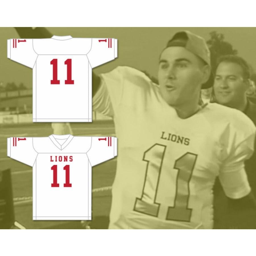 CUSTOM ANY Name Number CHAD KELLY 11 EMCC LIONS FOOTBALL JERSEY INCLUDES PATCHES Top Stitched S-6XL