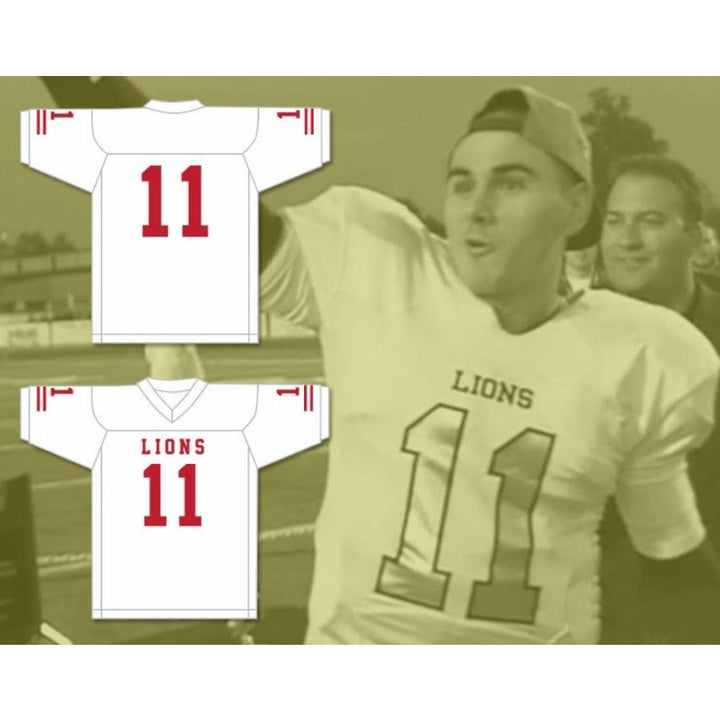 CUSTOM ANY Name Number CHAD KELLY 11 EMCC LIONS FOOTBALL JERSEY INCLUDES PATCHES Top Stitched S-6XL