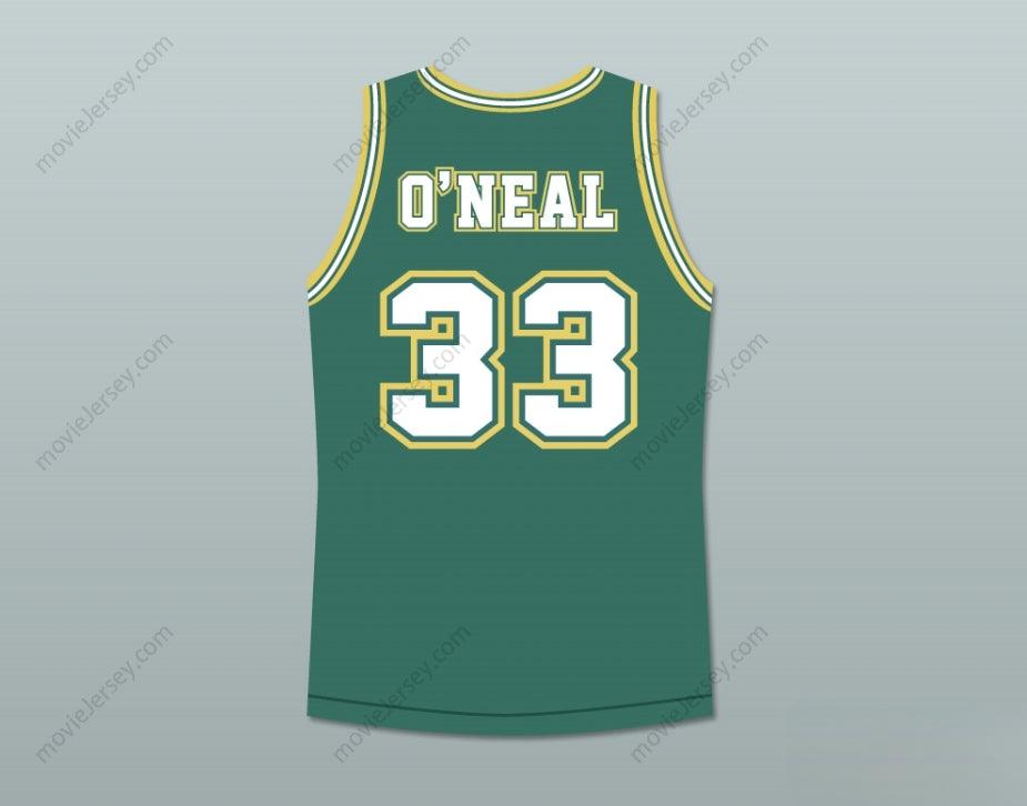 CUSTOM ANY Name Number SHAQUILLE O'NEAL 33 ROBERT G. COLE HIGH SCHOOL BASKETBALL JERSEY STITCH SEWN Top Stitched S-6XL