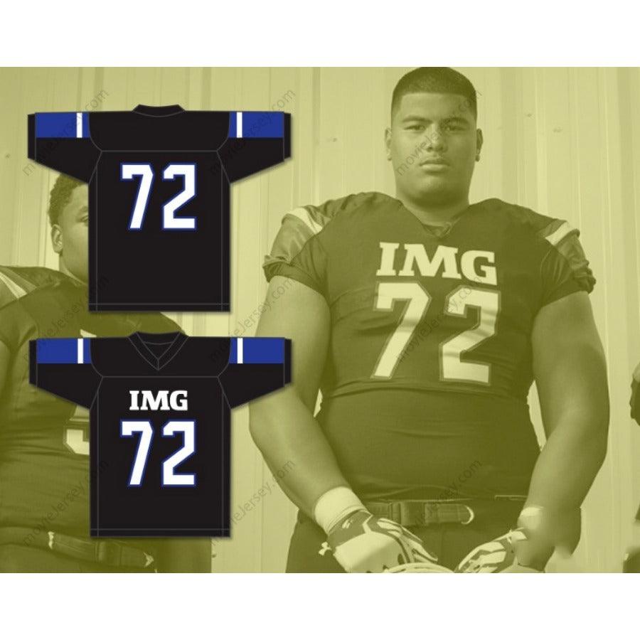 CUSTOM ANY Name Number DANIEL FAALELE 72 IMG ACADEMY Football Jersey Top Stitched S-6XL