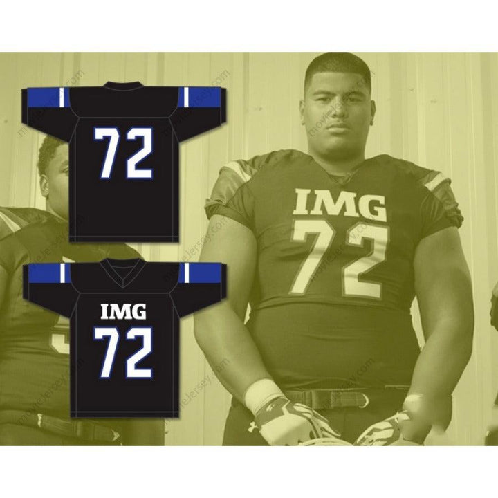 CUSTOM ANY Name Number DANIEL FAALELE 72 IMG ACADEMY Football Jersey Top Stitched S-6XL