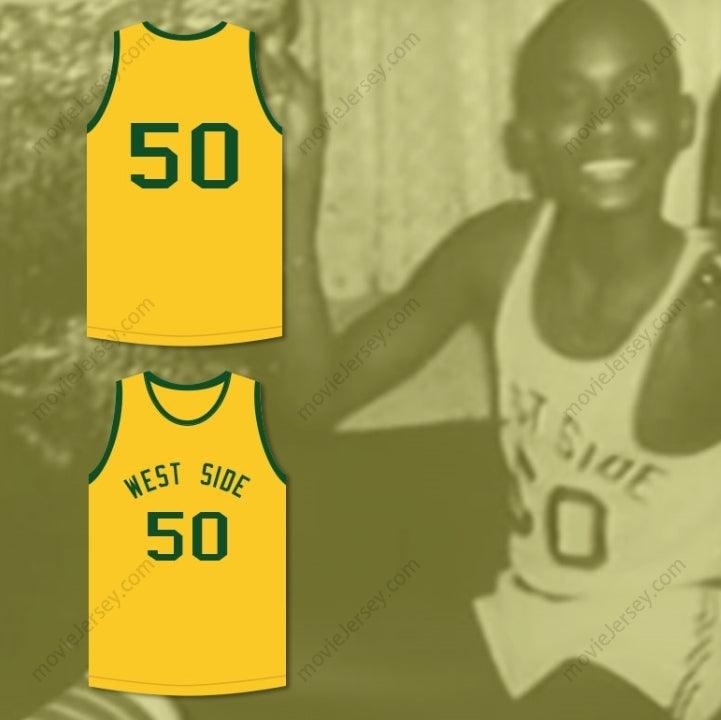 CUSTOM ANY Name Number SHAWN KEMP 50 WEST SIDE ELEMENTARY SCHOOL BASKETBALL JERSEY Top Stitched S-6XL