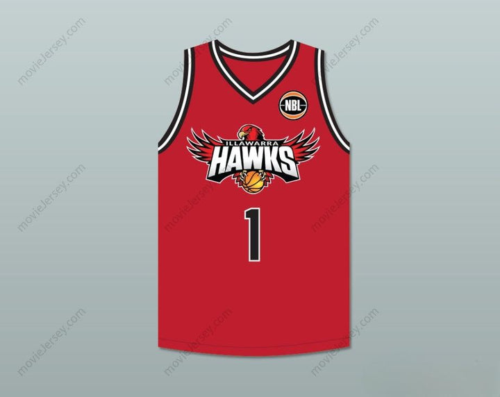 CUSTOM ANY Name Number LAMELO BALL 1 ILLAWARRA   RED BASKETBALL JERSEY 2 Top Stitched S-6XL