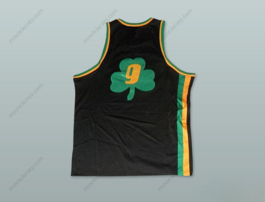 CUSTOM ANY Name Number 1972 RUCKER PARK SHAMROCKS 9 BLACK BASKETBALL JERSEY Top Stitched S-6XL